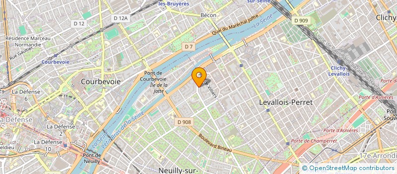 localisation de l'entreprise LA COMPAGNIE MEDIA à NEUILLY-SUR-SEINE