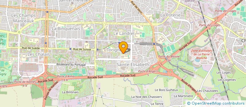 localisation de l'entreprise LA COMPAGNIE METAMORPHOSE(S)  RENNES