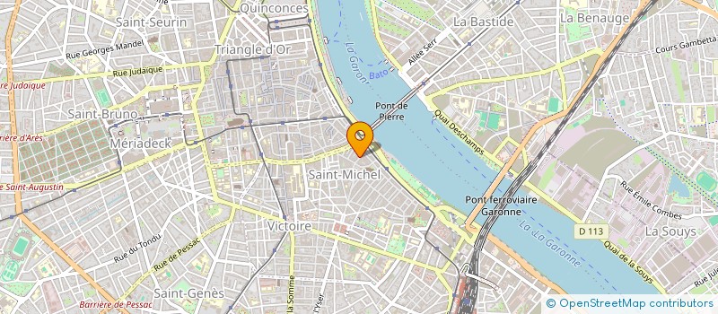 localisation de l'entreprise LA COMPAGNIE NEPHTYS  BORDEAUX