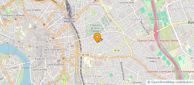 localisation de l'entreprise LA COMPAGNIE NOBODY à TOULOUSE