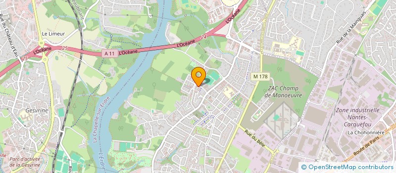 localisation de l'entreprise LA COMPAGNIE NOMADE à NANTES