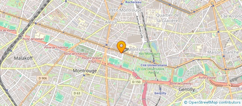 localisation de l'entreprise LA COMPAGNIE NON MERCI !  PARIS