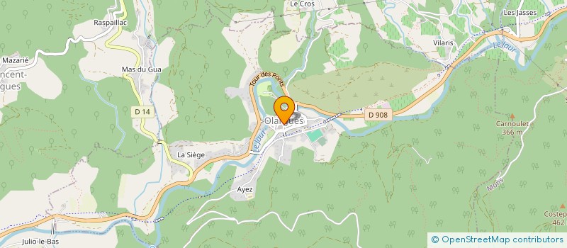 localisation de l'entreprise LA COMPAGNIE OLARGUAISE  OLARGUES