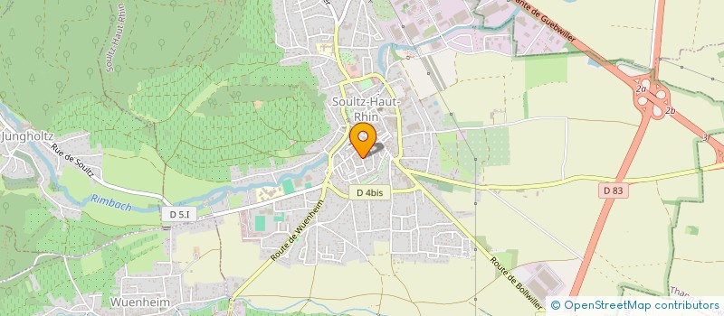 localisation de l'entreprise LA COMPAGNIE ONIRIM  SOULTZ-HAUT-RHIN