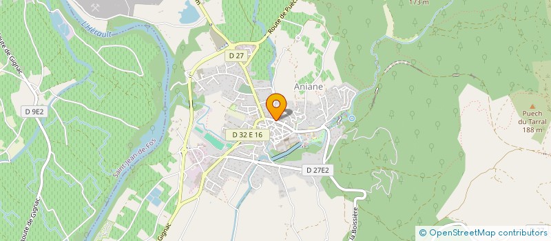 localisation de l'entreprise LA COMPAGNIE PAPIER MACHINS  ANIANE