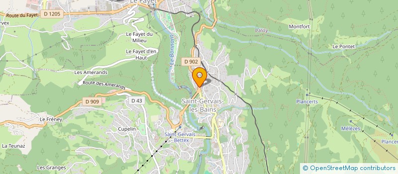 localisation de l'entreprise LA COMPAGNIE PHILIPPE  PASSY