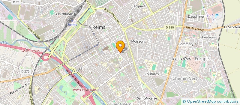 localisation de l'entreprise LA COMPAGNIE POP  REIMS