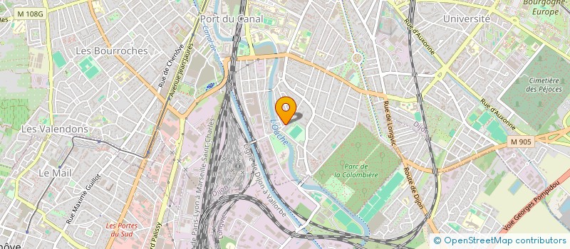 localisation de l'entreprise LA COMPAGNIE POUSSIN FEROCE  DIJON