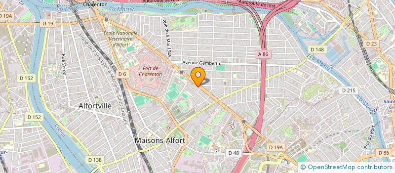 localisation de l'entreprise LA COMPAGNIE PROFESSIONNELLE DU BATIMENT à MAISONS-ALFORT