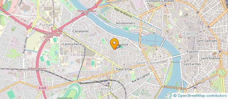 localisation de l'entreprise LA COMPAGNIE PUBLICITAIRE TOULOUSAINE  TOULOUSE