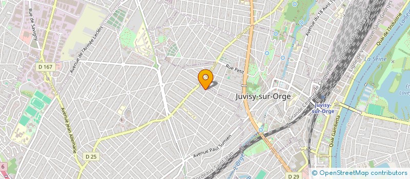 localisation de l'entreprise LA COMPAGNIE RAMIREZ à JUVISY-SUR-ORGE