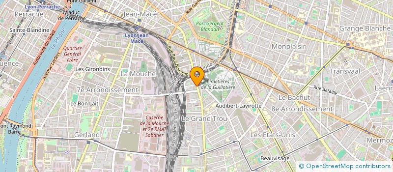 localisation de l'entreprise LA COMPAGNIE S'EN MELE  LYON