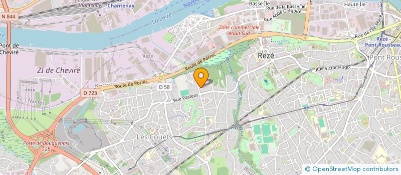 localisation de l'entreprise LA COMPAGNIE SAC  BOUGUENAIS