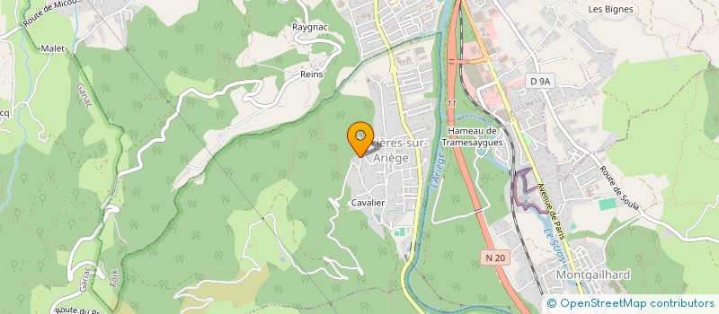 localisation de l'entreprise LA COMPAGNIE SANS N à FERRIERES-SUR-ARIEGE