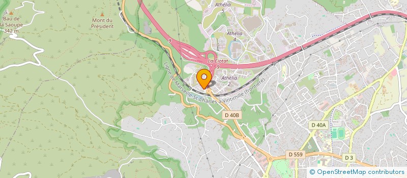 localisation de l'entreprise LA COMPAGNIE SANS NOM  LA CIOTAT