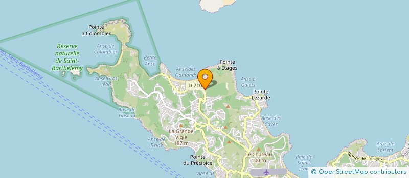 localisation de l'entreprise LA COMPAGNIE SBH à SAINT-BARTHELEMY