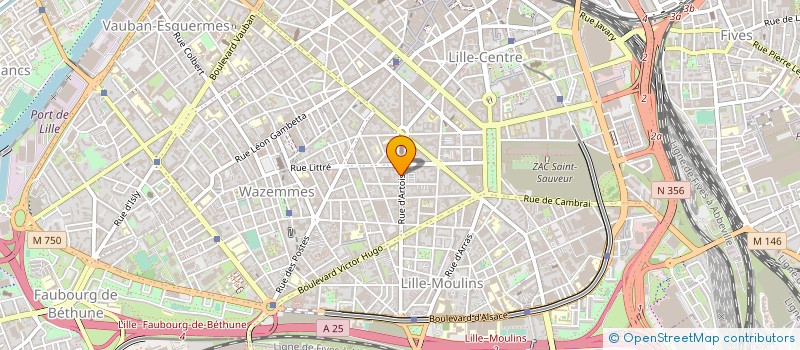 localisation de l'entreprise LA COMPAGNIE SENS ASCENSIONNELS à LILLE