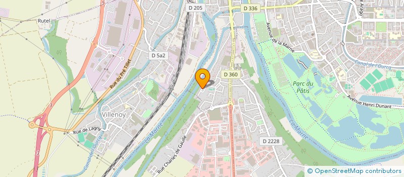 localisation de l'entreprise LA COMPAGNIE SENS ECLATS à MEAUX