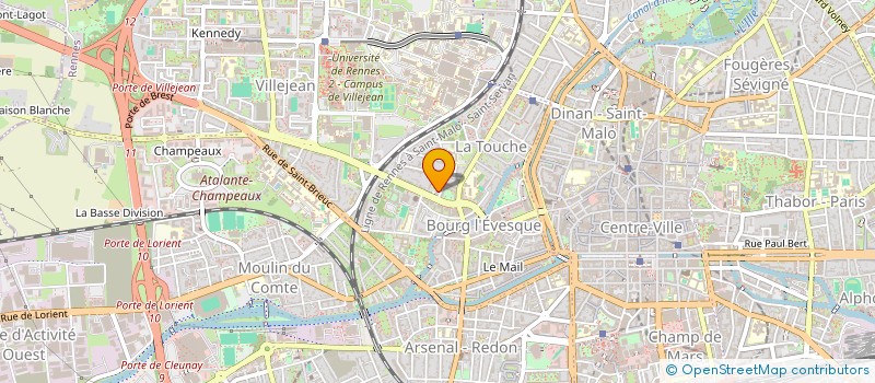 localisation de l'entreprise LA COMPAGNIE SILENCE  RENNES