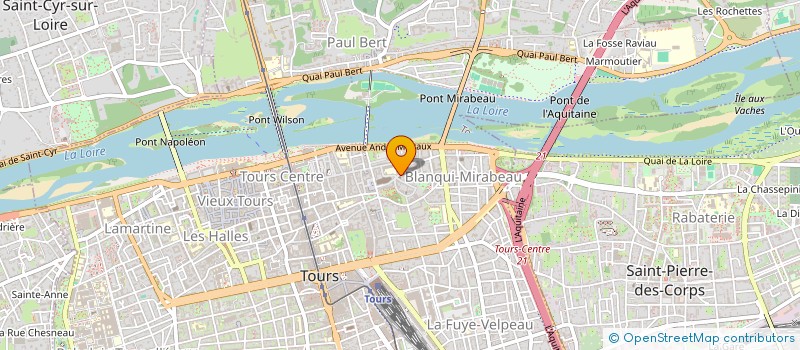 localisation de l'entreprise LA COMPAGNIE SOLNYSHKO  TOURS