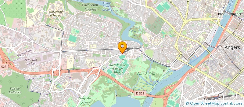 localisation de l'entreprise LA COMPAGNIE SOMNAMBULE à ANGERS