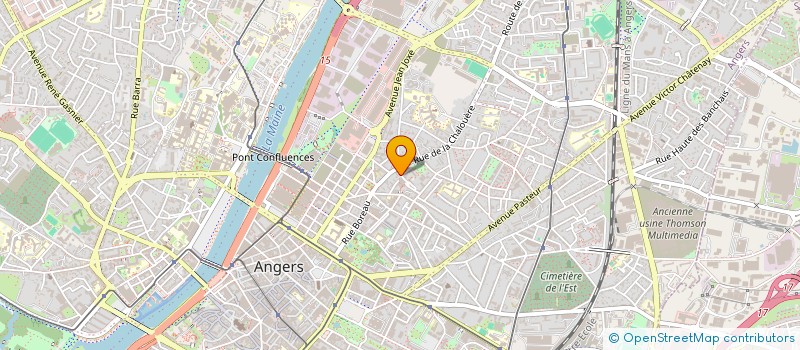localisation de l'entreprise LA COMPAGNIE TA RA RA BOUM BIE à ANGERS