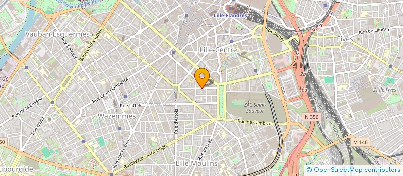 localisation de l'entreprise LA COMPAGNIE TARTATRUFFE  LILLE