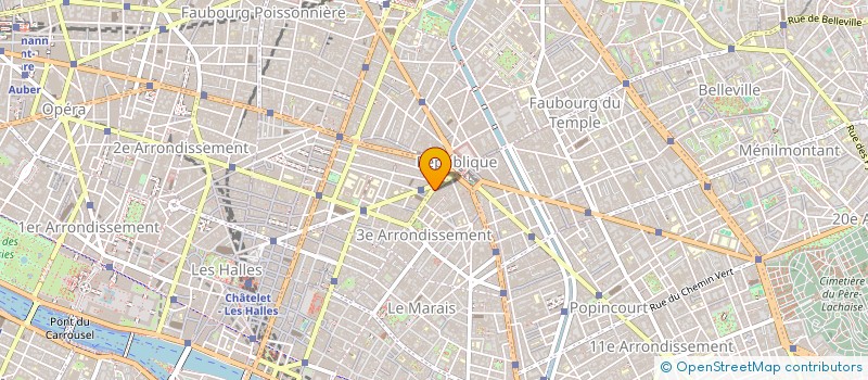 localisation de l'entreprise LA COMPAGNIE TCHEKHETT  PARIS