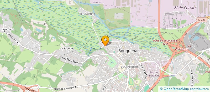 localisation de l'entreprise LA COMPAGNIE TETES DE LITOTE à BOUGUENAIS