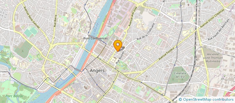 localisation de l'entreprise LA COMPAGNIE THEATRE ALLEGRO à ANGERS
