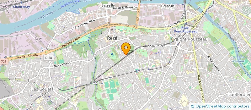 localisation de l'entreprise LA COMPAGNIE TRALALA à REZE