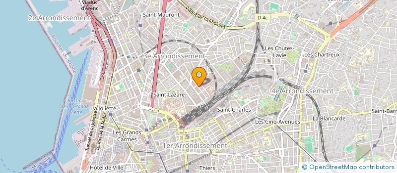 localisation de l'entreprise LA COMPAGNIE TRAUMEREI à MARSEILLE