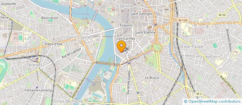 localisation de l'entreprise LA COMPAGNIE ULYSSE THEATRE à TOULOUSE