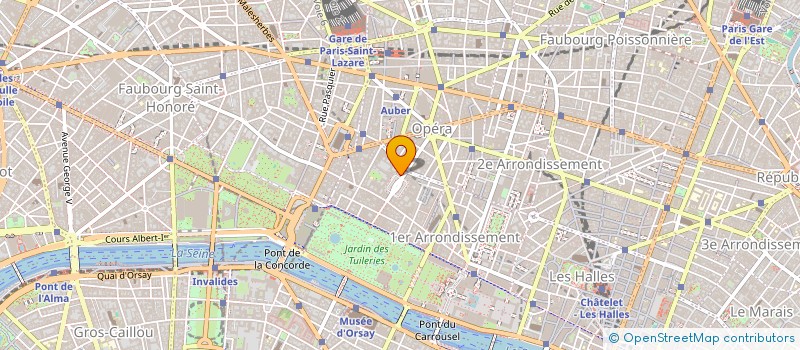 localisation de l'entreprise LA COMPAGNIE VENDOME à PARIS
