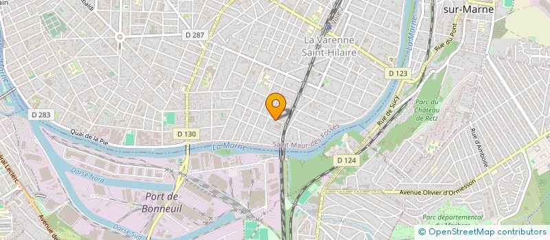 localisation de l'entreprise LA COMPAGNIE VENUS à SAINT-MAUR-DES-FOSSES