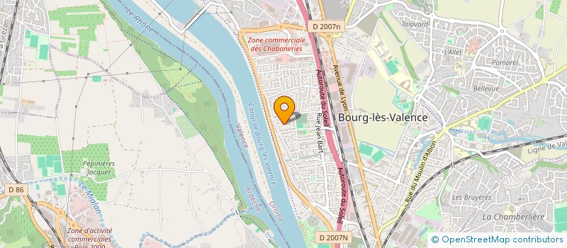 localisation de l'entreprise LA COMPAGNIE VIA NOVA à BOURG-LES-VALENCE
