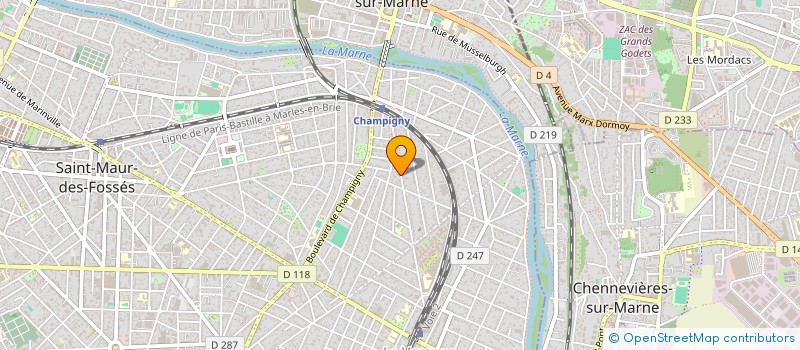 localisation de l'entreprise LA COMPAGNIE ZYGOMATIQUES  SAINT-MAUR-DES-FOSSES