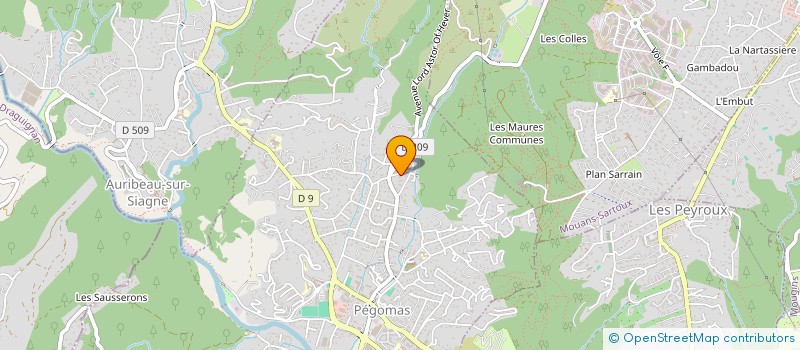 localisation de l'entreprise LA COMPAGNIX  PEGOMAS