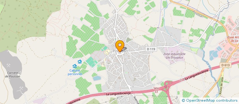 localisation de l'entreprise LA COMPIL' DU CAVISTE  POUSSAN