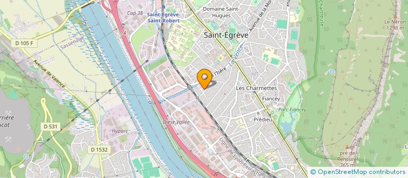 localisation de l'entreprise LA COMPIL TULLINOISE  SAINT-EGREVE