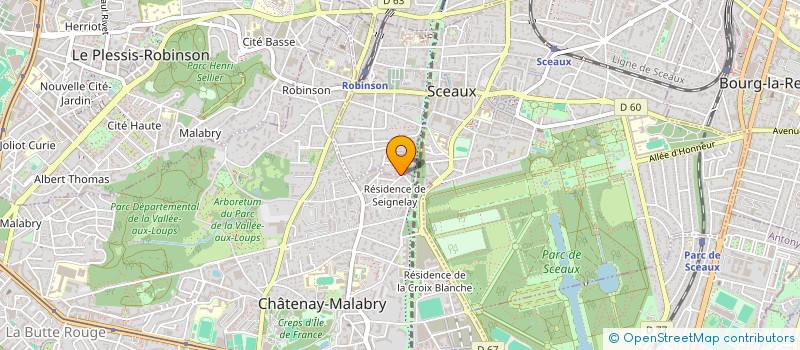 localisation de l'entreprise LA COMPTINE DEVELOPPEMENT à SCEAUX
