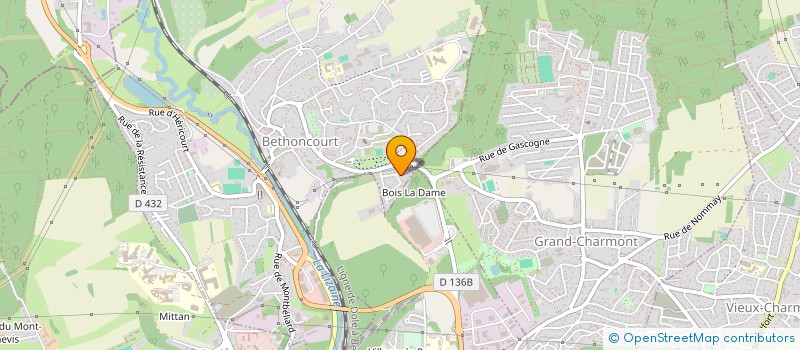 localisation de l'entreprise LA COMPTOISE  BETHONCOURT