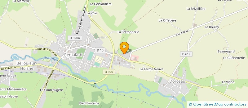 localisation de l'entreprise LA COMTESSE à REMALARD-EN-PERCHE