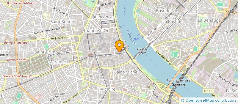 localisation de l'entreprise LA COMTESSE D'AQUITAINE  BORDEAUX