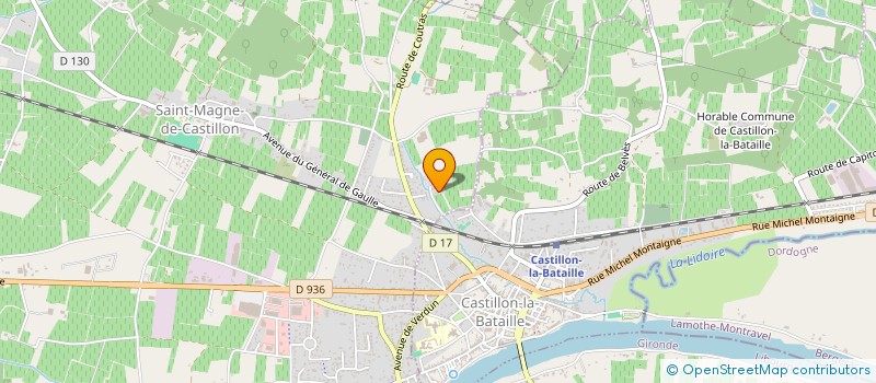 localisation de l'entreprise LA COMTESSE DE LAUSSAC à SAINT-MAGNE-DE-CASTILLON