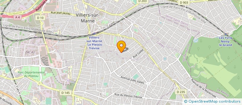 localisation de l'entreprise LA COMTESSE DE TREVISE à VILLIERS-SUR-MARNE