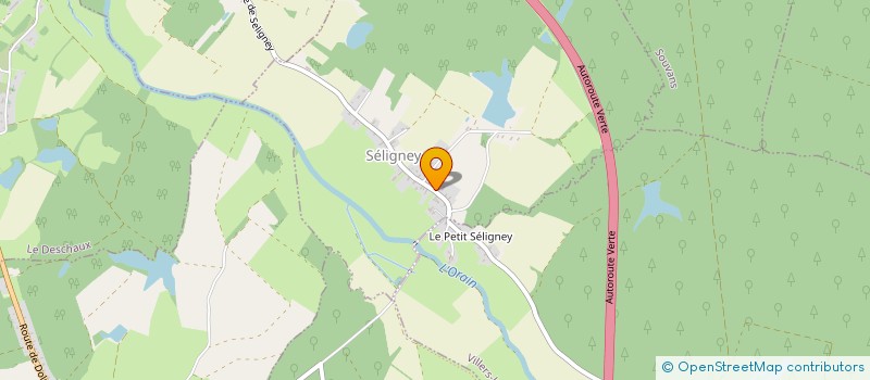 localisation de l'entreprise LA COMTOISE SARL à SELIGNEY