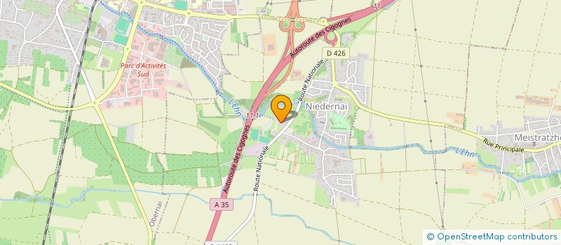 localisation de l'entreprise LA CONCERIA  GOXWILLER