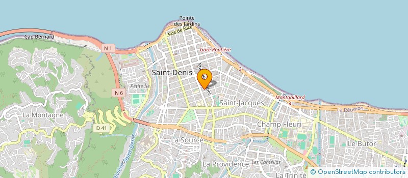 localisation de l'entreprise LA CONCESSION REUNIONNAISE à SAINT-DENIS