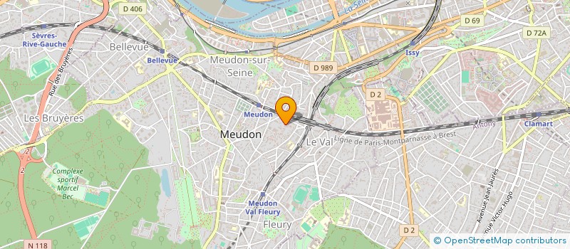 localisation de l'entreprise LA CONCHE AUX LIEVRES à MEUDON